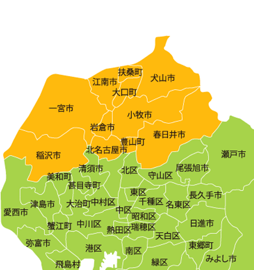 工事対応エリア（現地調査可）